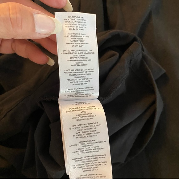 Michael Kors Top black gold stud logo and back zipper. SZ XL.  NWOT. Very soft - Picture 6 of 13